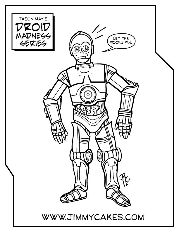 c3po coloring pages free - photo #13